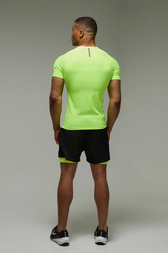 Man Active Stretch Woven 2in1 Shorts