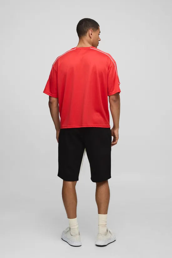Relaxed Official Applique Long Length Gusset Shorts