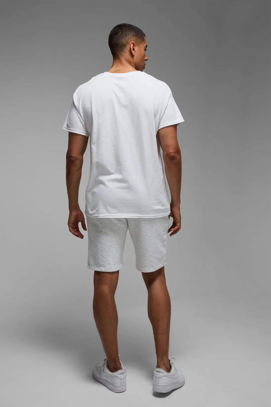 White Oversized Golf Championship License Printed T-Shirt