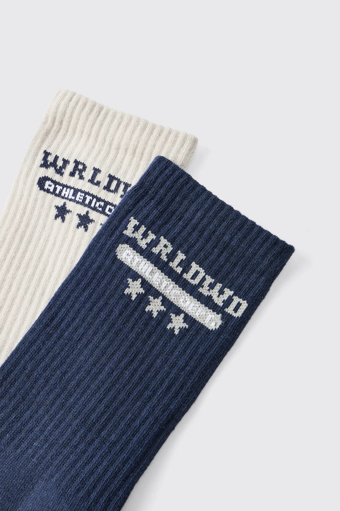 Multi 2 Pack Worldwide Star Sport Socks