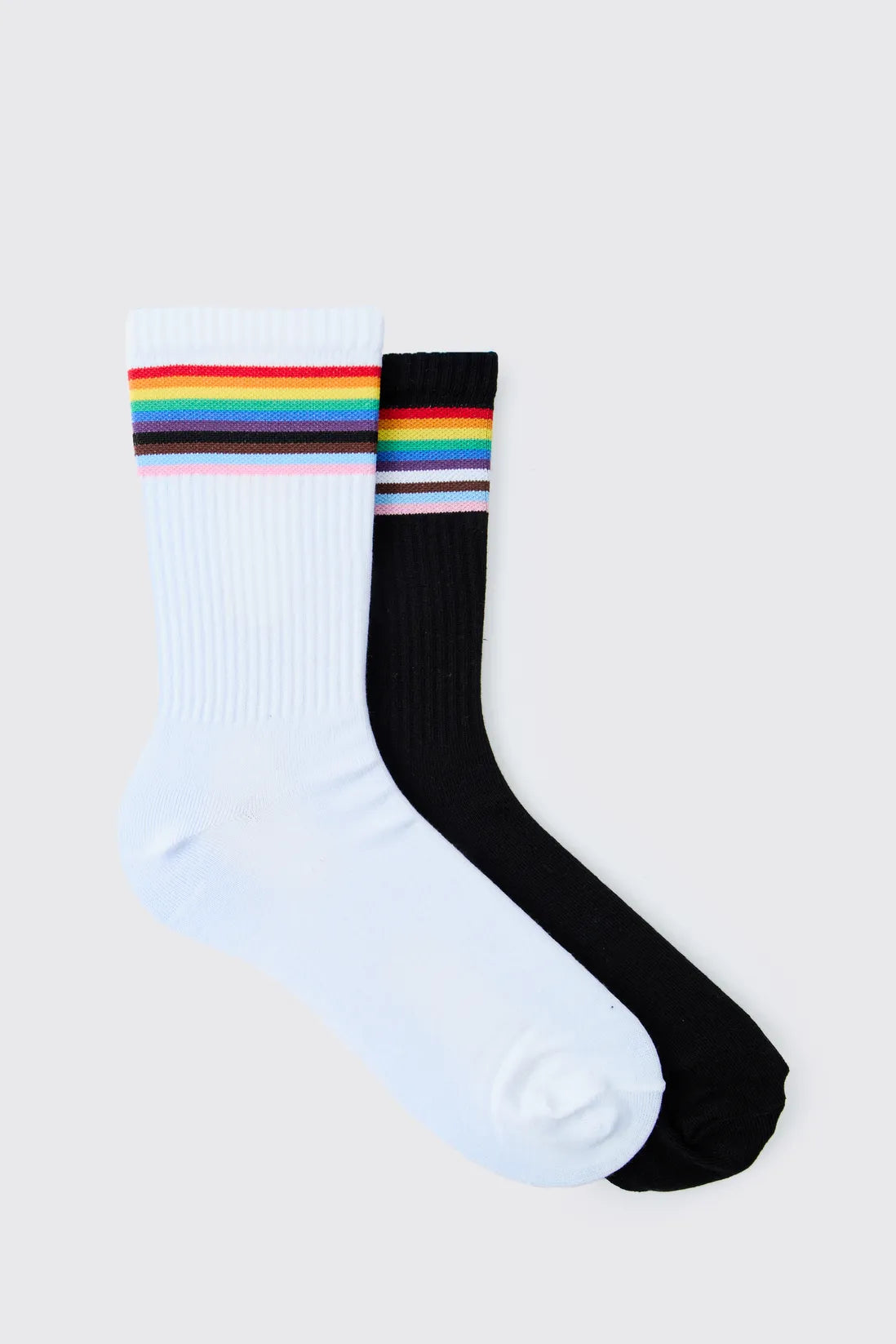 2 Pack Rainbow Pride Socks