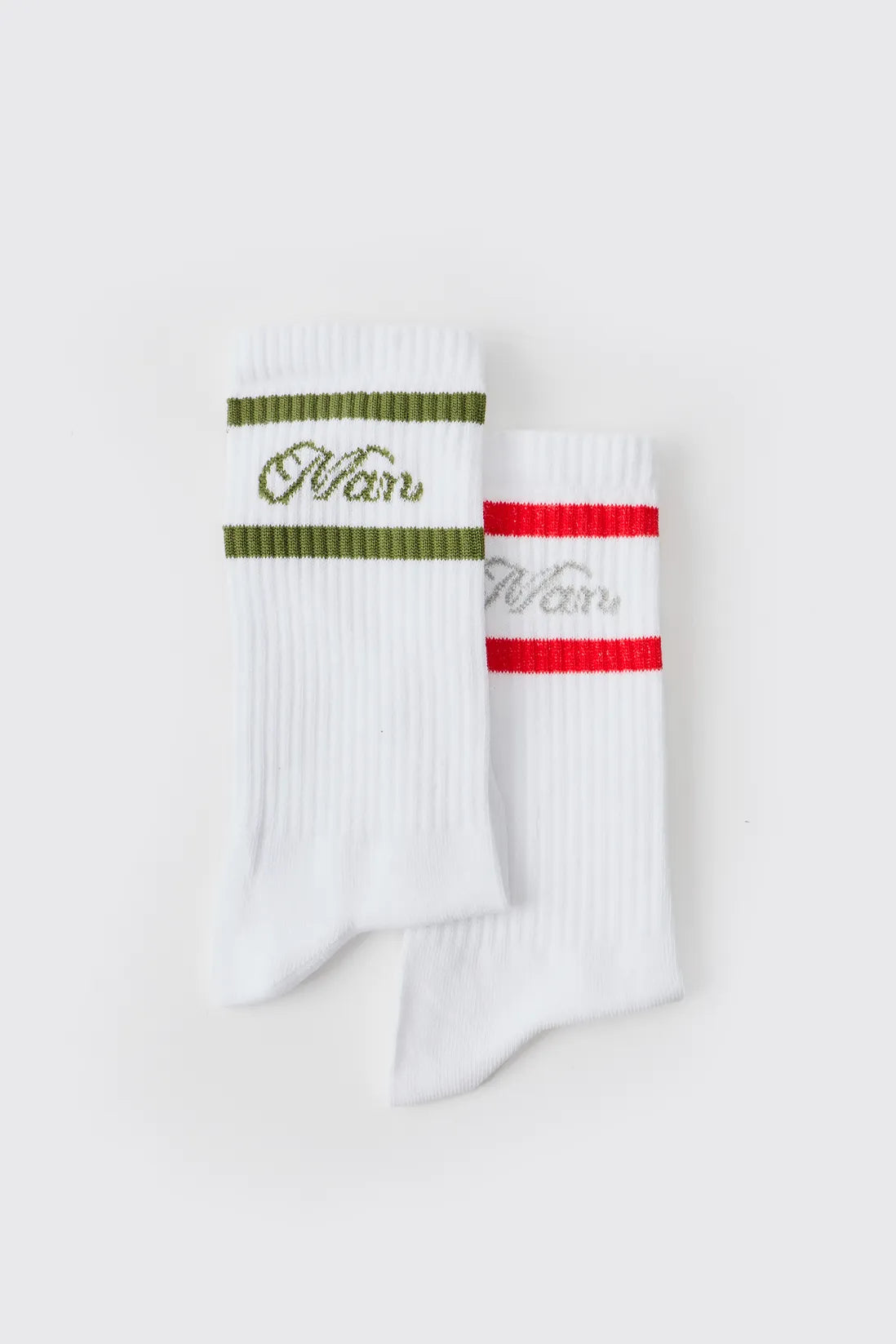 Multi 2 Pack Stripe Man Sport Socks