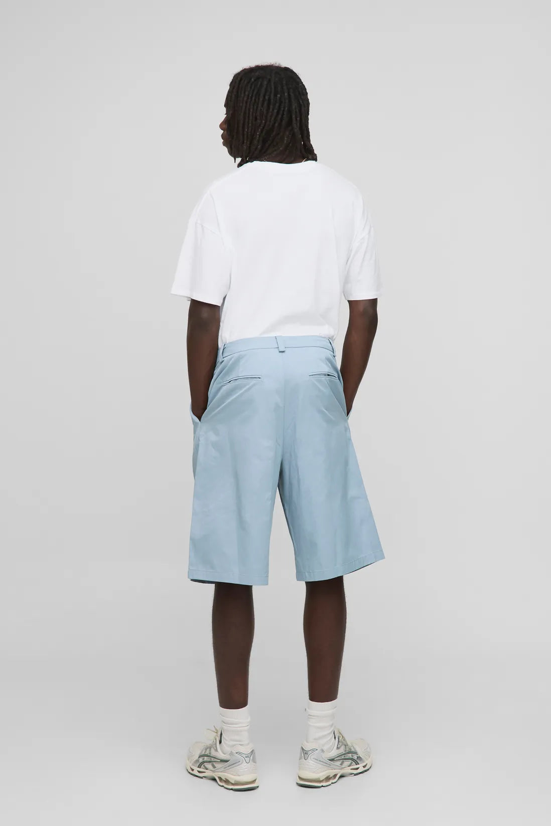 White Oversized Embroidered MAN T-Shirt