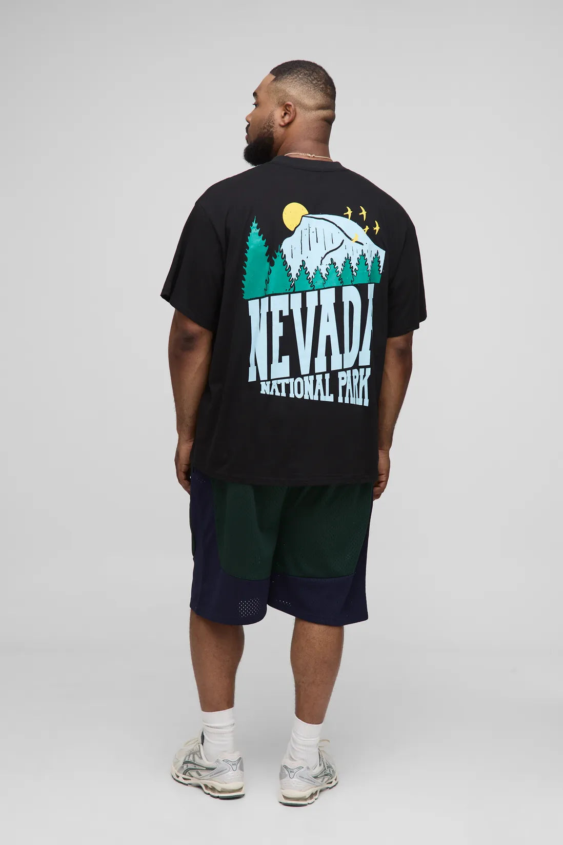 Plus Oversized National Park Print T-Shirt