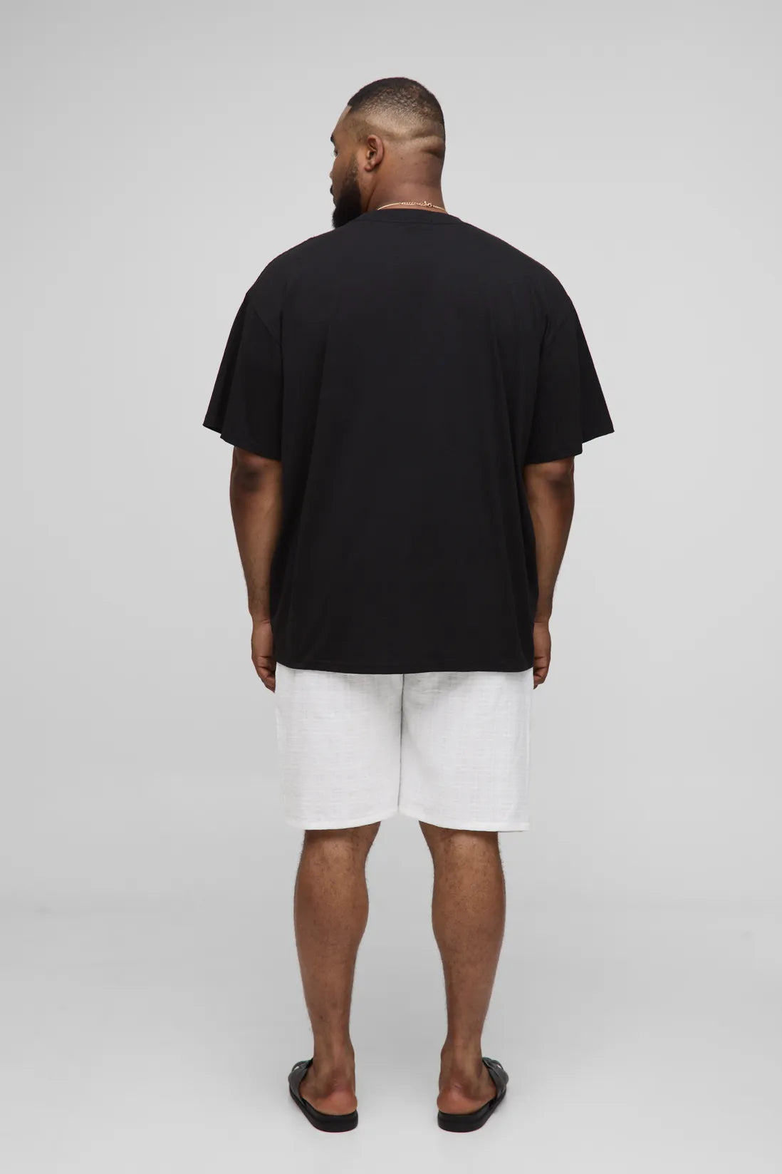 Plus Oversized Leaf Puff Print T-Shirt