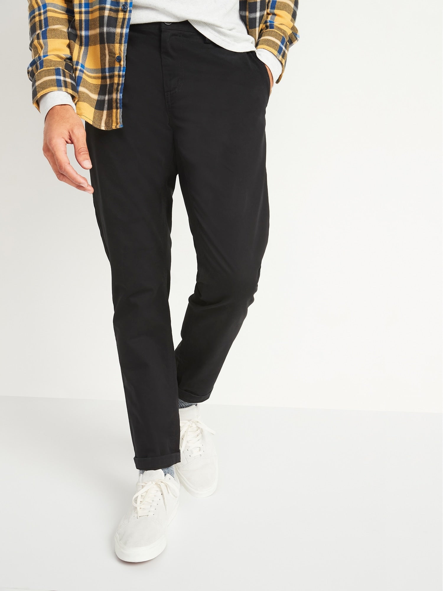 Chino Athletic Taper Lived-In Khaki Non-Stretch Pants