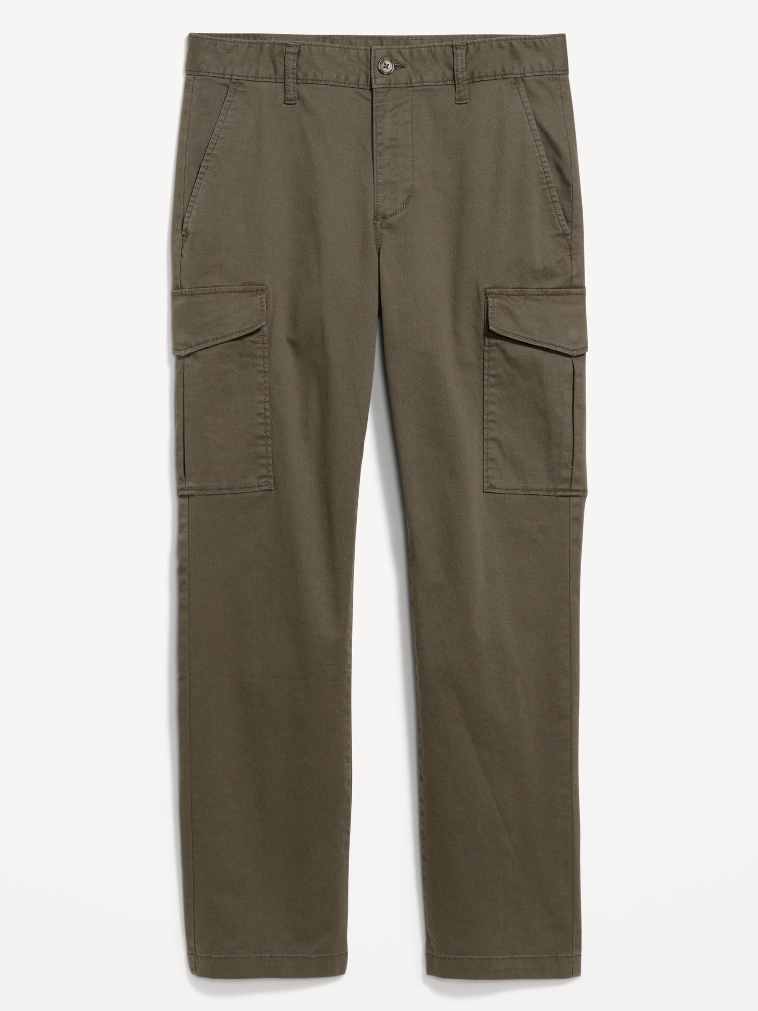 Chinos Straight Refined Tailored Cargo Pants