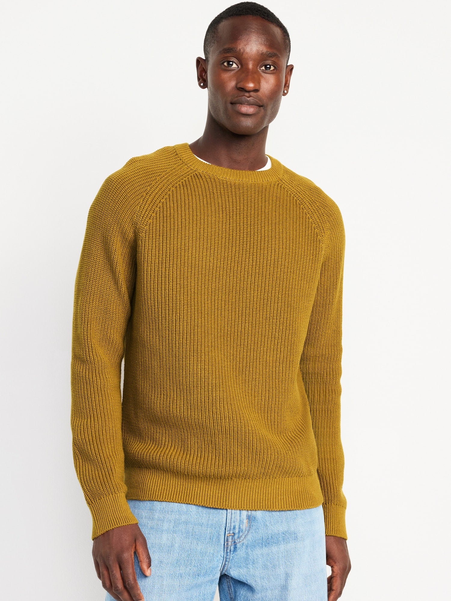 Shaker-Stitch Sweater