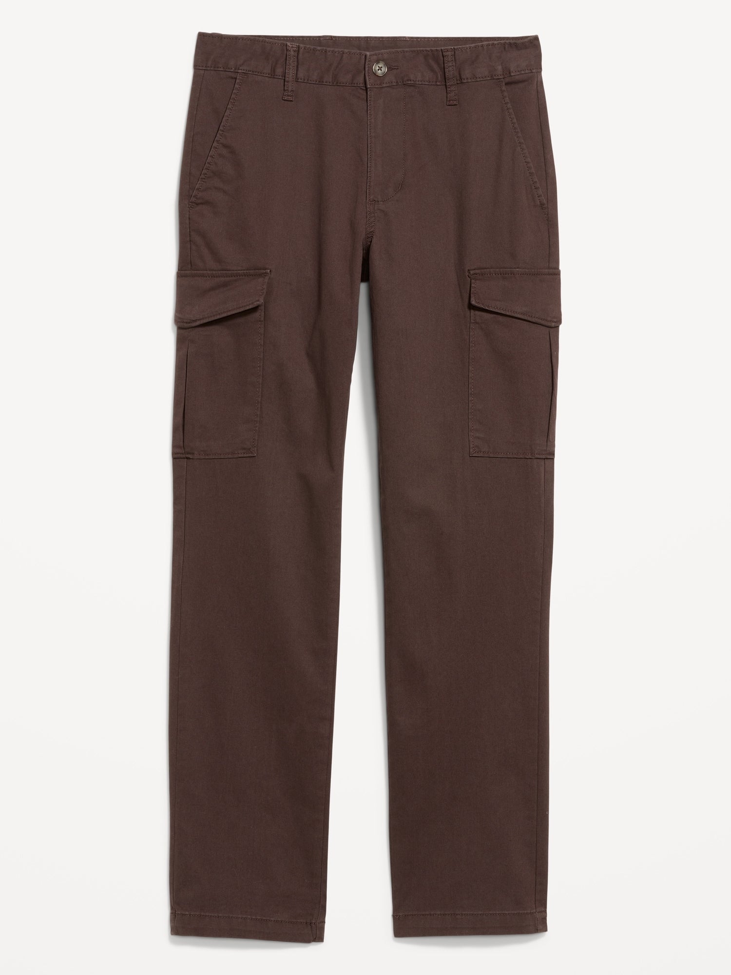 Chinos Straight Refined Tailored Cargo Pants