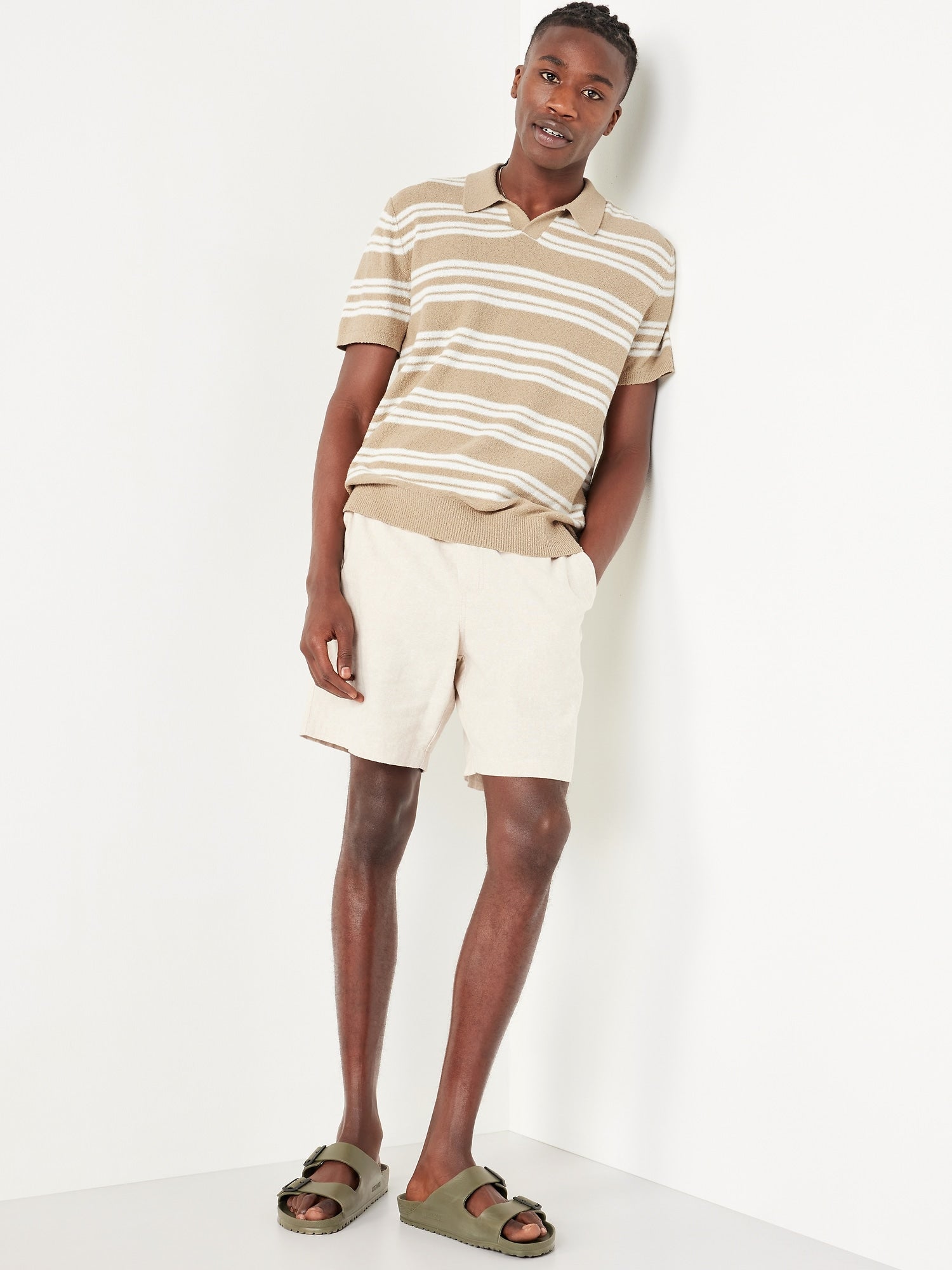Bouclé Polo Sweaters