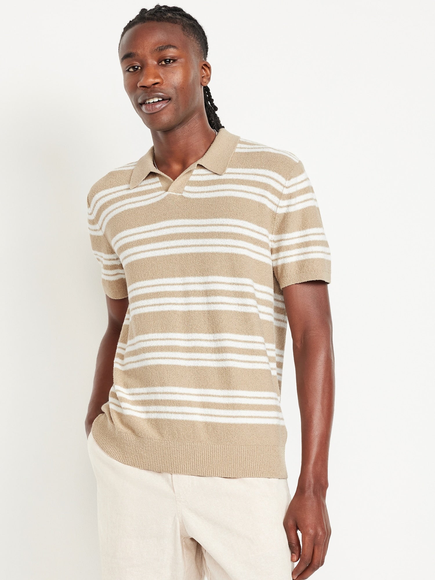 Bouclé Polo Sweaters