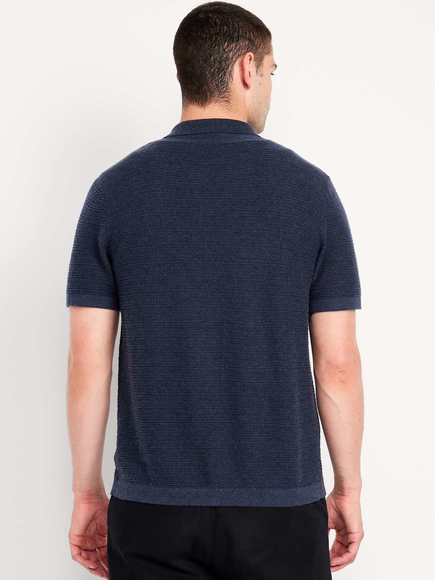 Short-Sleeve Camp Sweater