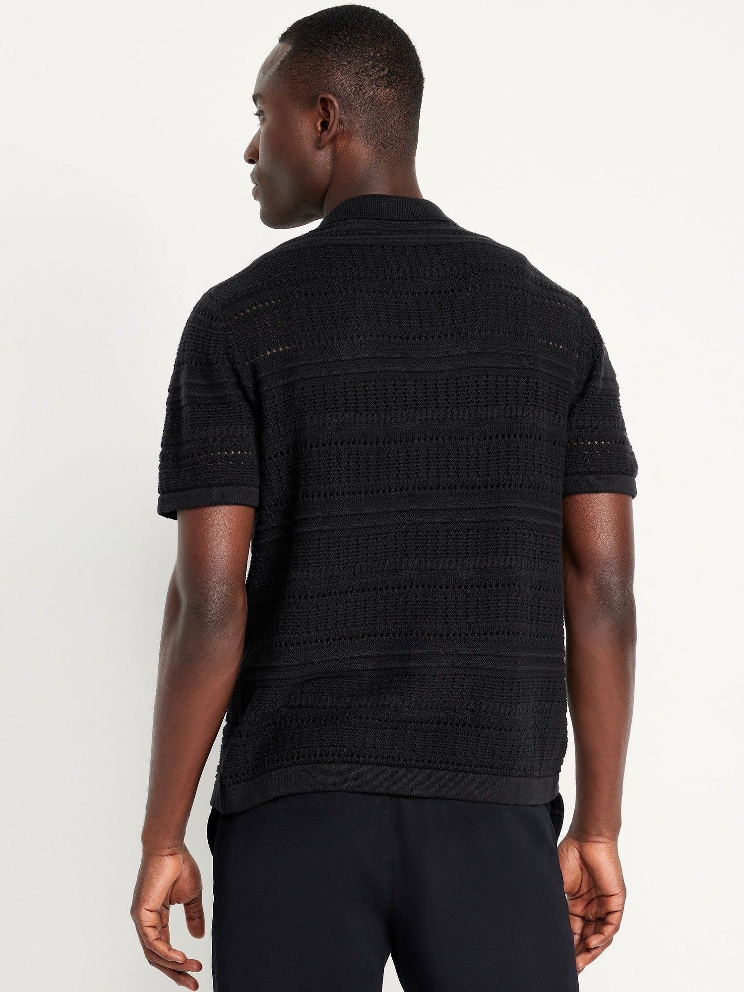 Open-Stitch Sweater
