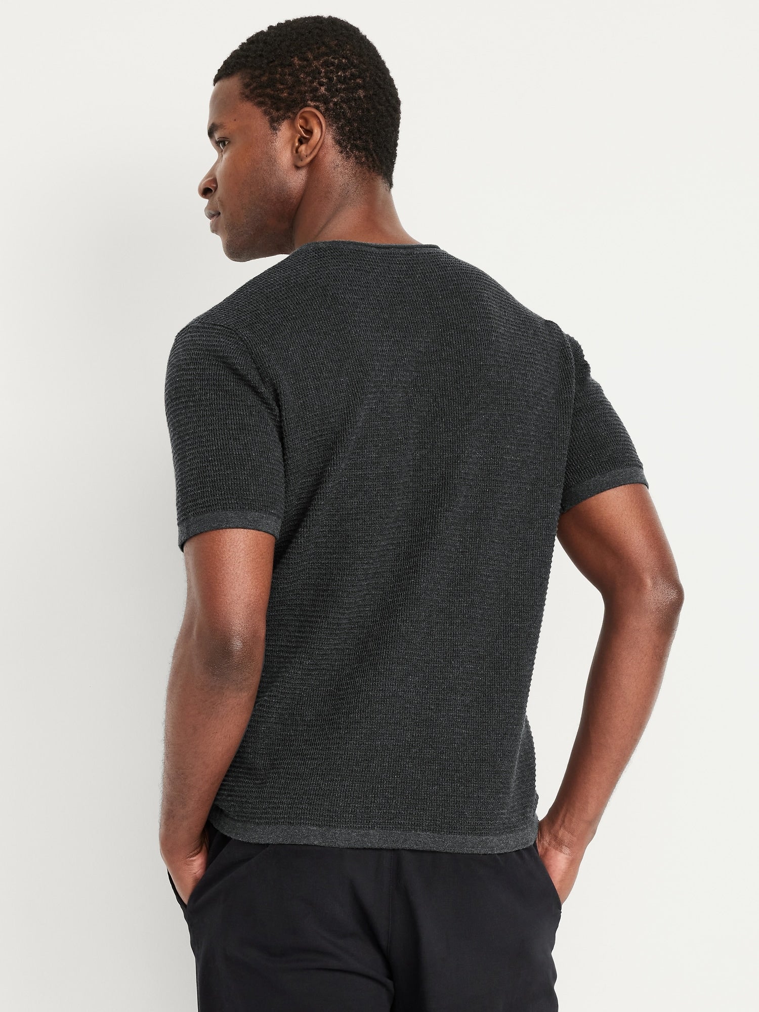 Sweater-Knit T-Shirt