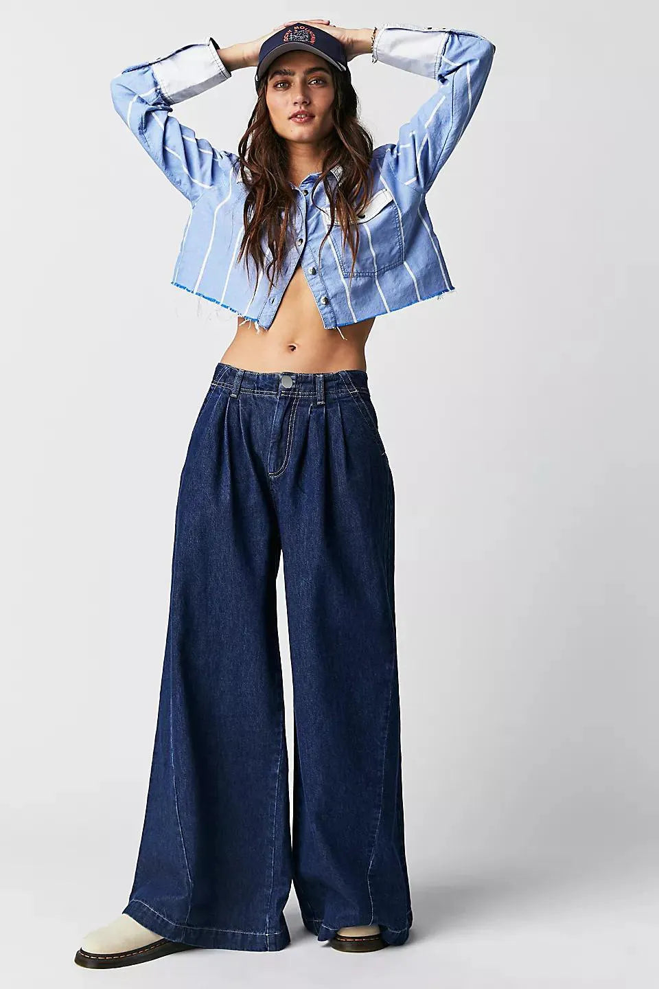 Casual Wide Leg Jeans