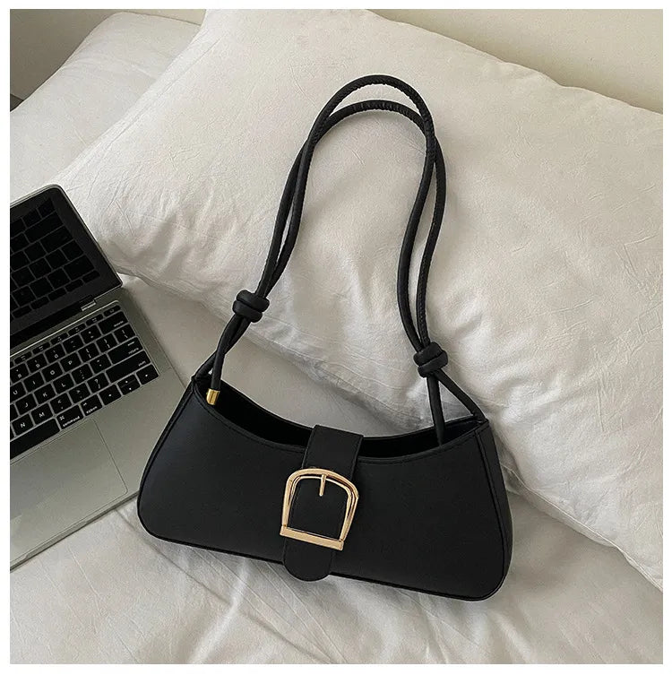 Women'S Fashion Solid Color Underarm Bag