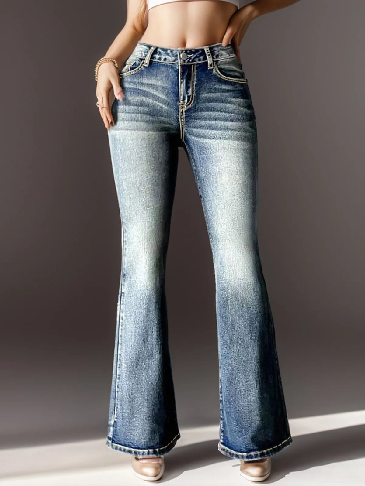 Vintage Slim-Fit Stretch Jeans