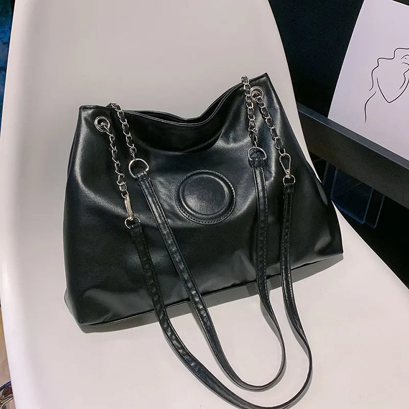 Large Capacity PU Shoulder Bag