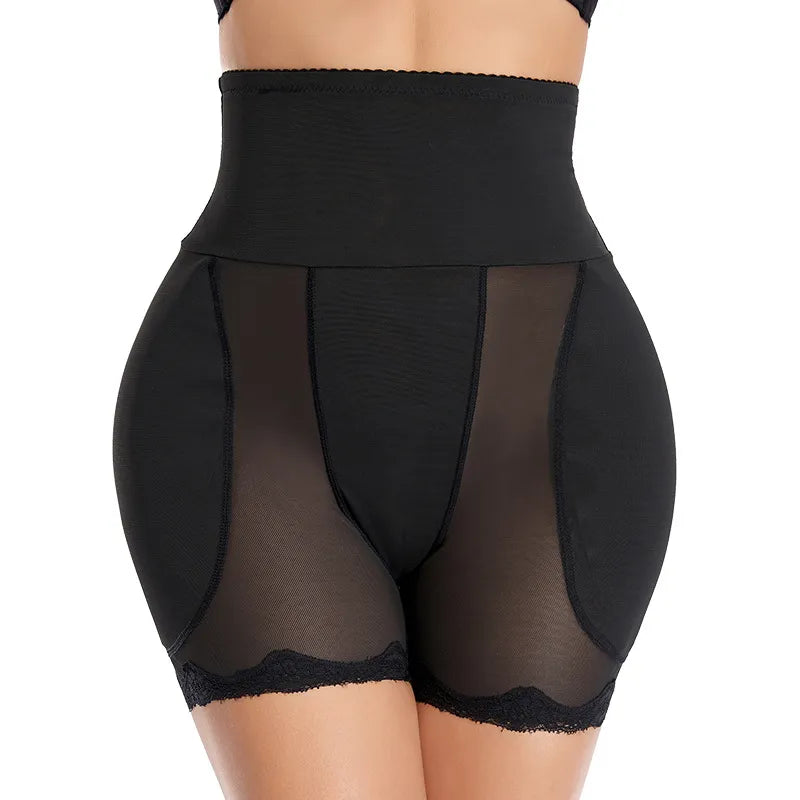 Women Fashion Sexy Solid Color Mesh Breathable High Waist Shaping Pants
