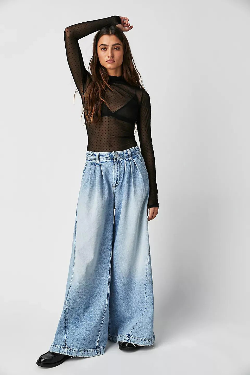 Casual Wide Leg Jeans