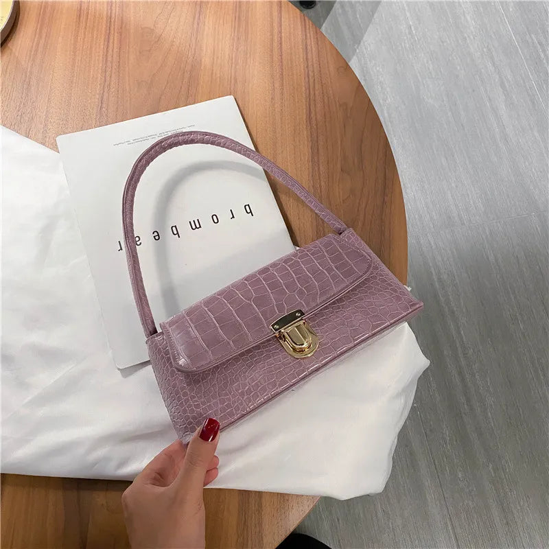 Women Fashion Stone Pattern Shoulder Bag