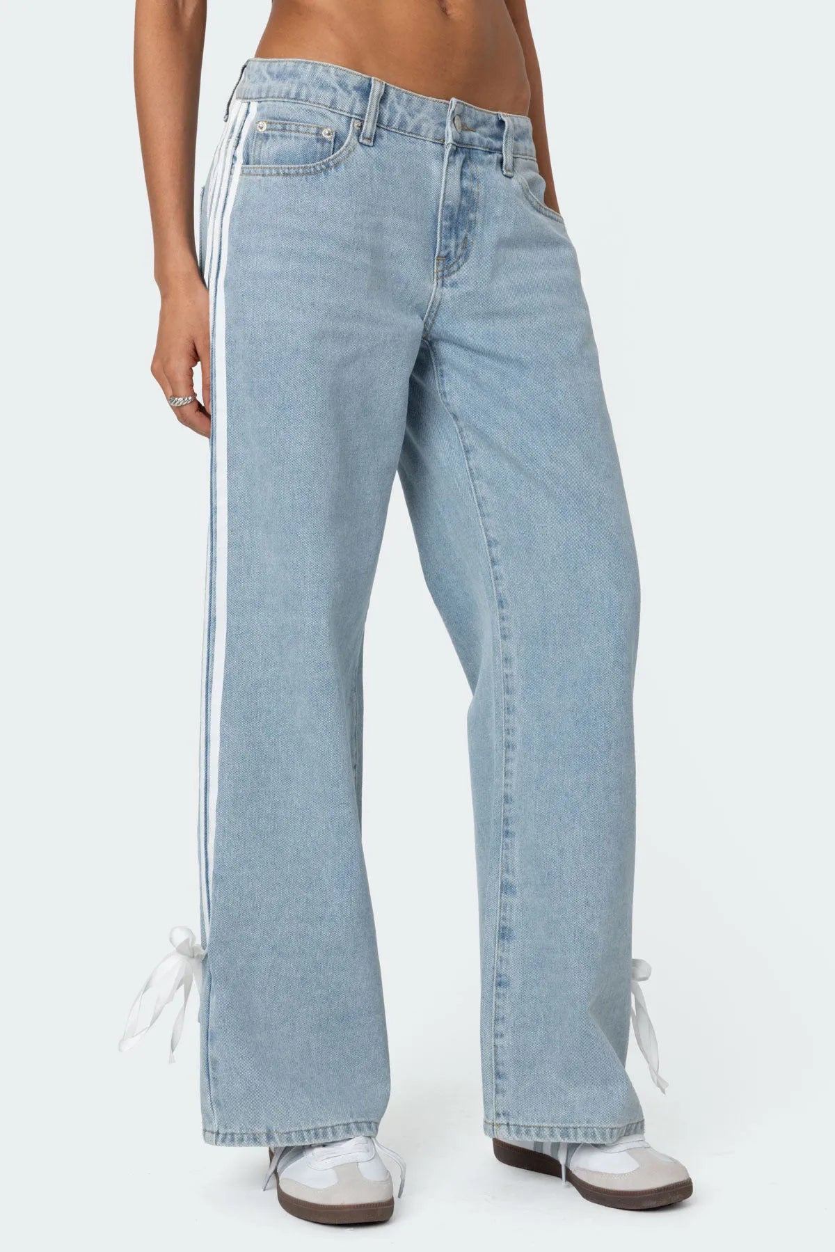 Loose Side Stripe Jeans