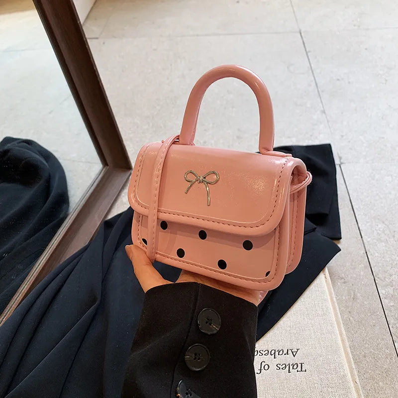 Fashion Bow Mini Square Crossbody Bag