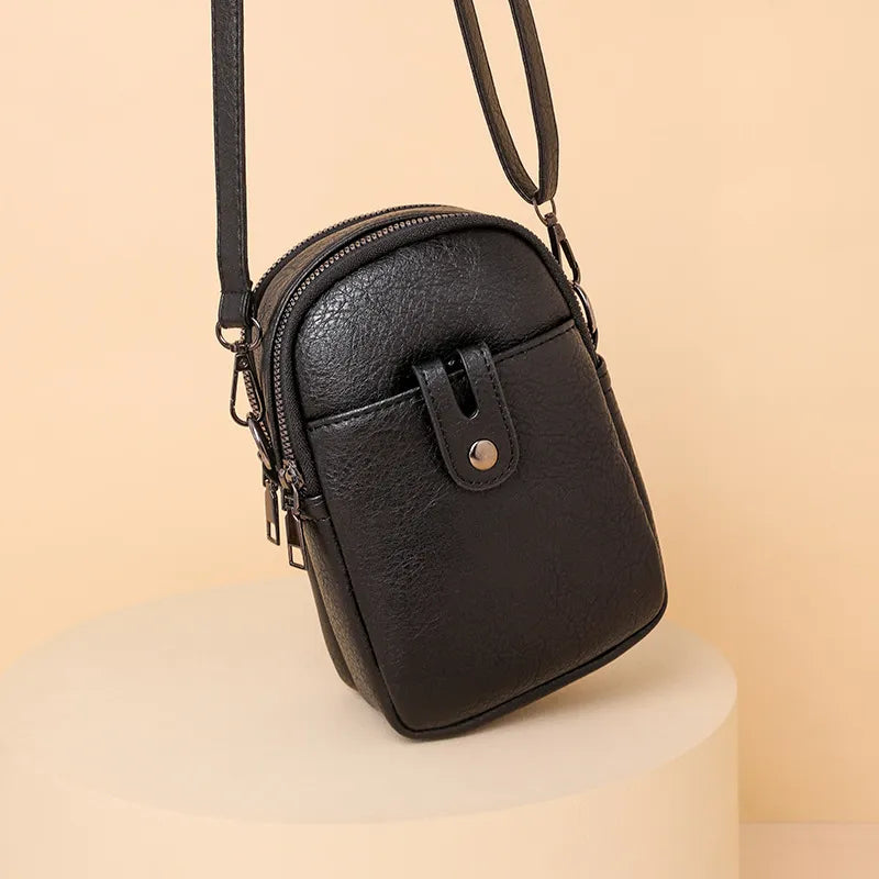 Simple Solid Color Mini Crossbody Bag