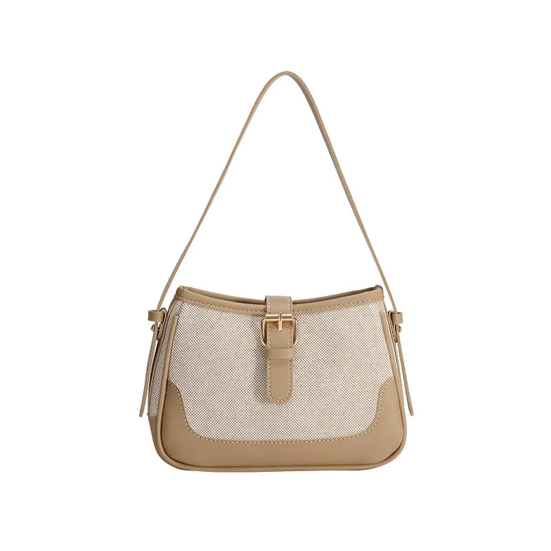 omen Office Chic Color Blocking Shoulder Underarm Bag