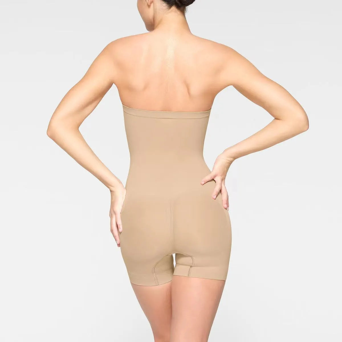 Women Fashion Solid Color Tight Waist Body Shaping Clothes