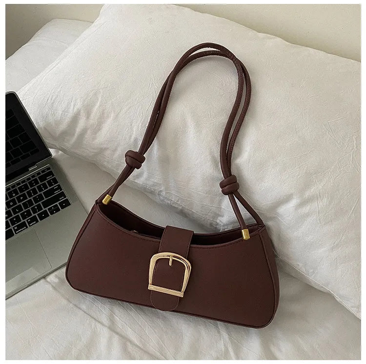Women'S Fashion Solid Color Underarm Bag