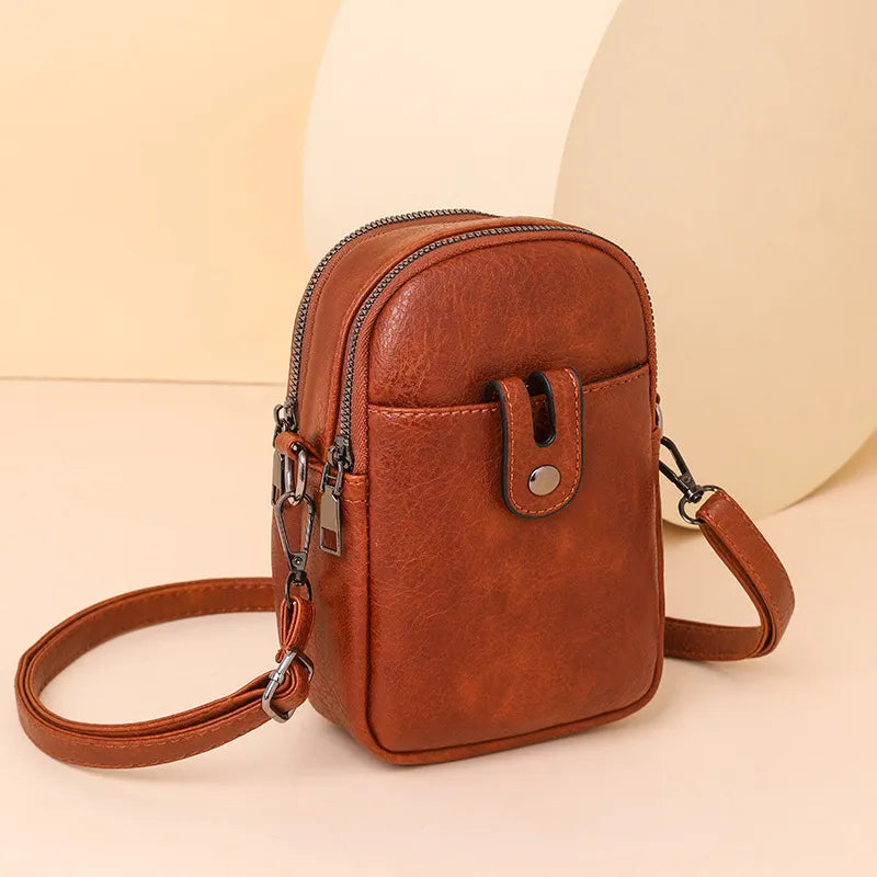 Simple Solid Color Mini Crossbody Bag