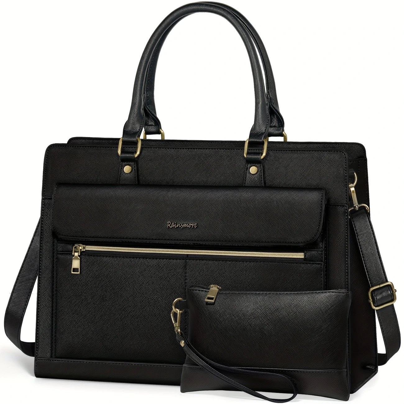 Women 15.6 Inch Laptop Tote Bag Business Office Work Bags Professional Briefcase