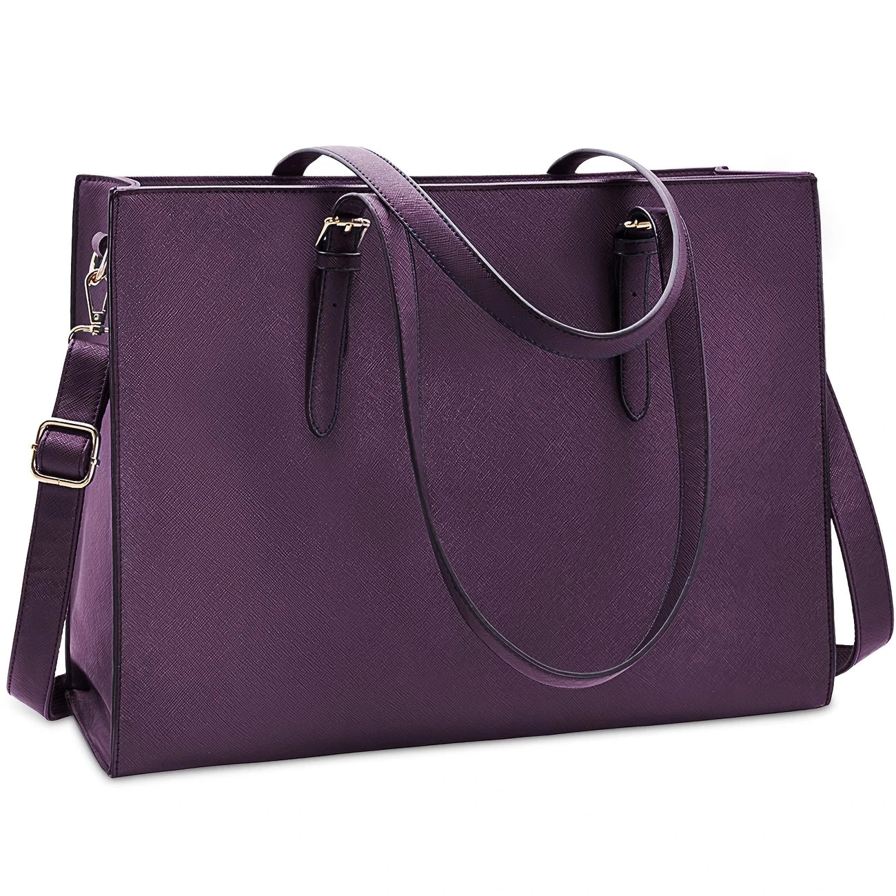 omen's 15.6 Inch Laptop Bag Handbag for Business Office Work, Durable Polyester Lining