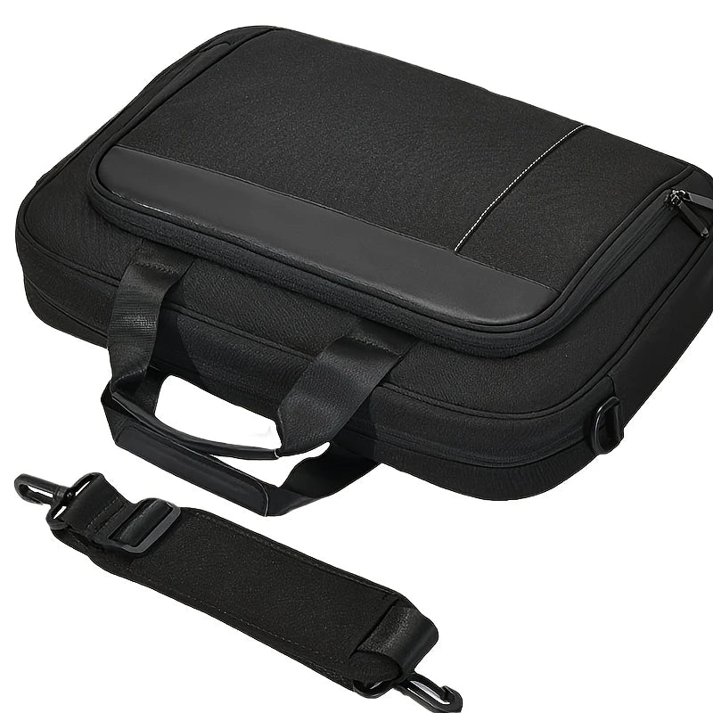Business Travel Bag, Black & Gray Options, Padded Compartment for 15.6-17.3 Inch Laptops