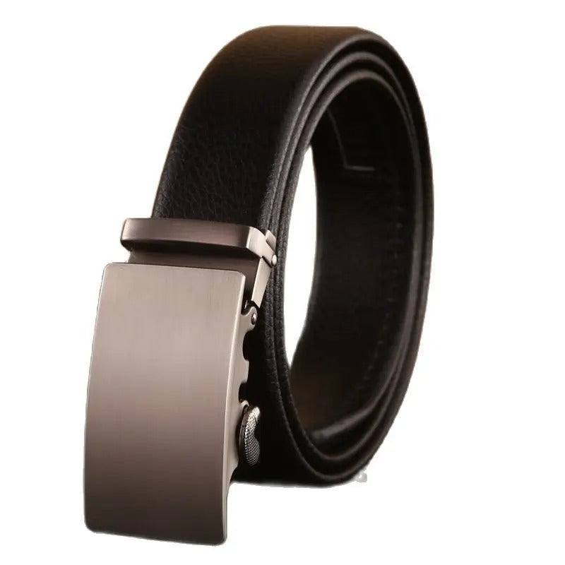 Men’s Business Belt – 130cm Fiber Leather