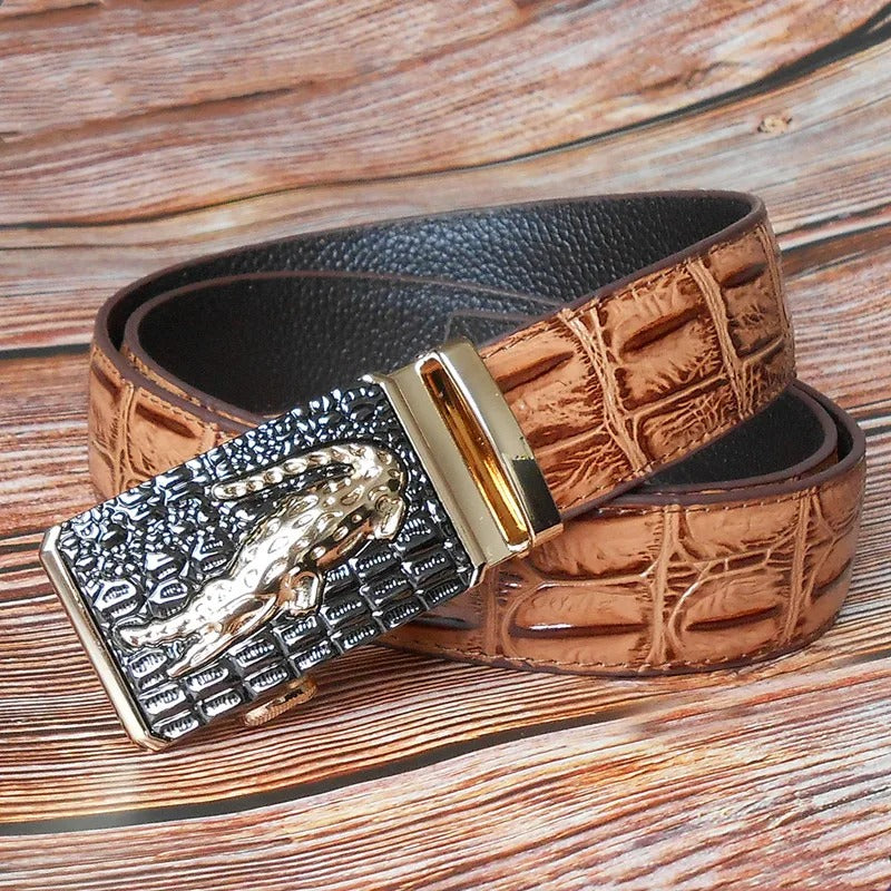 Men Designer Genuine Leather Belt 110–120cm