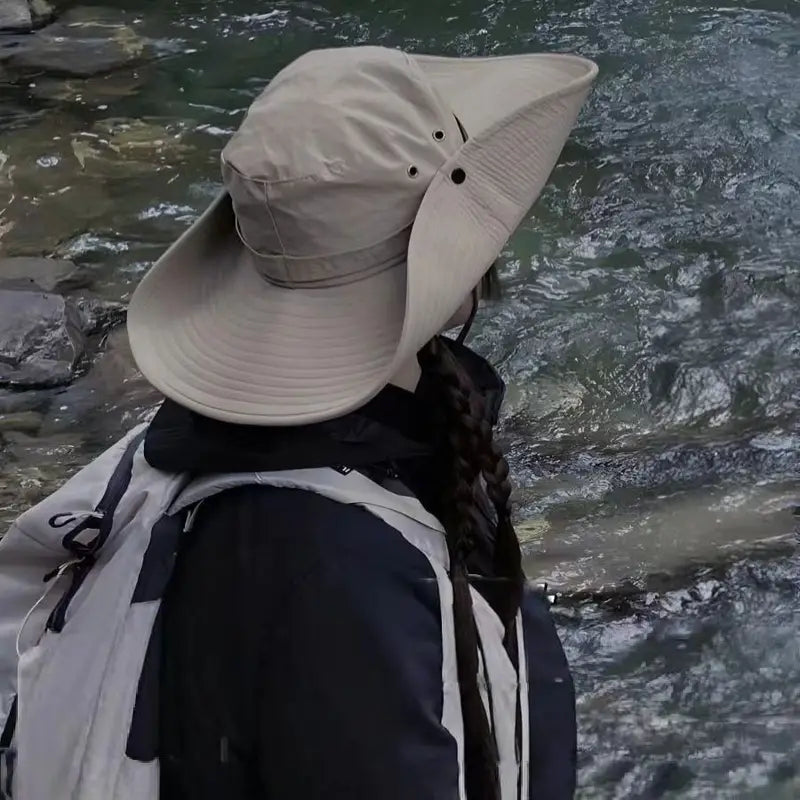 Men's Breathable Wide Brim Sun Hat