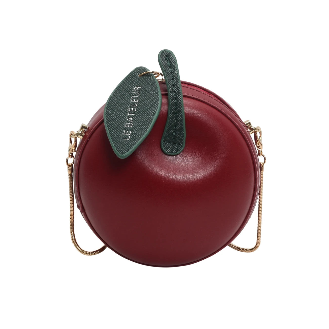 Women's Red High Quality Apple Mini Bag