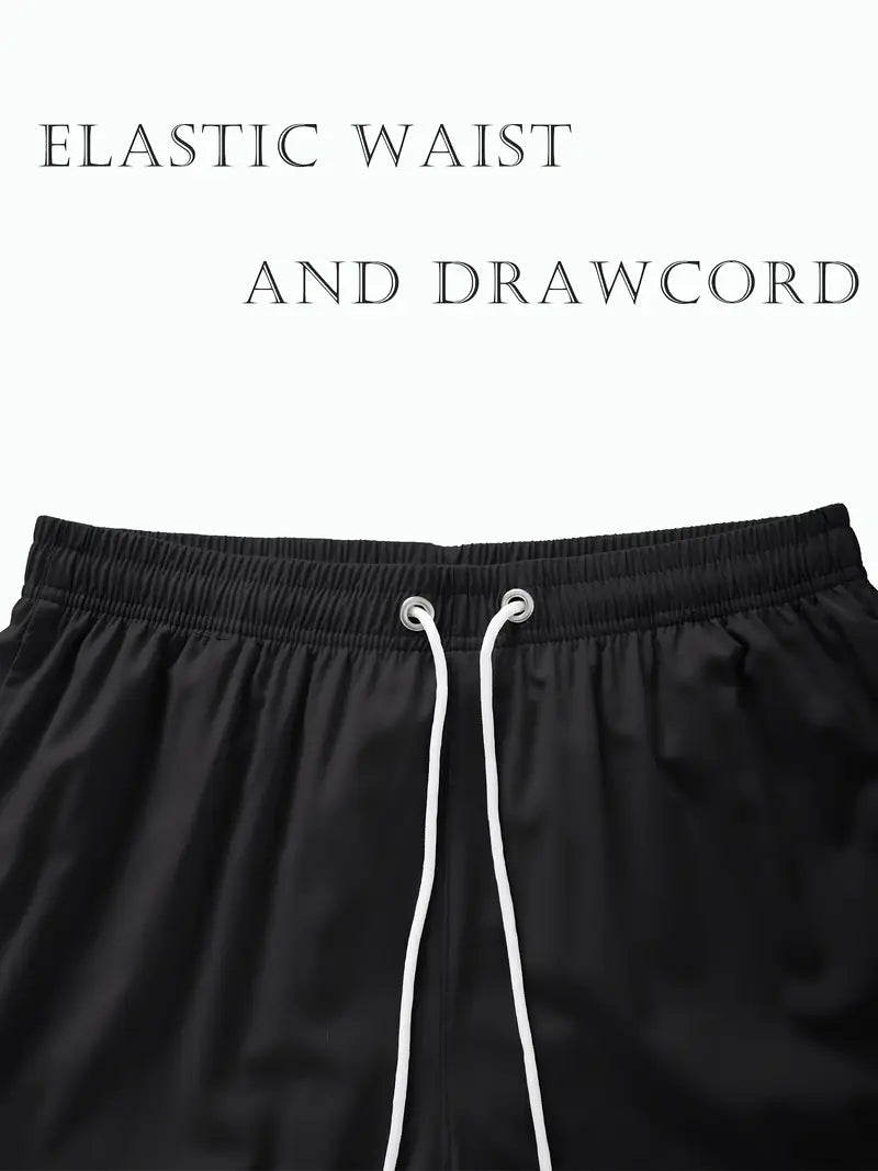 2-Pack Men's Quick-Dry Beach Shorts