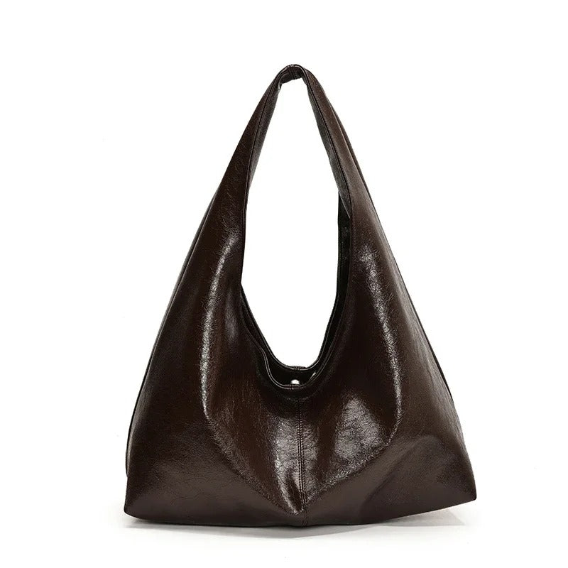 Y2K PU Leather Hobo Bag
