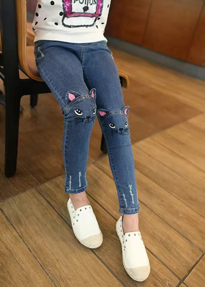 Denim Skinny Jeans for Infants and Kids