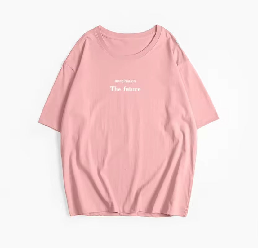 Women's Gothic Letter Print Graphics Tops