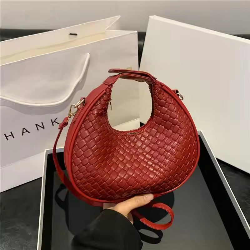 Mini Fashionable Retro Half Moon Bag
