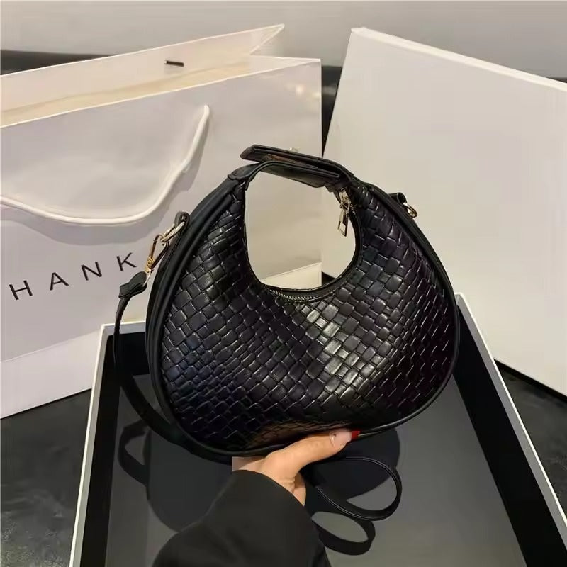 Mini Fashionable Retro Half Moon Bag