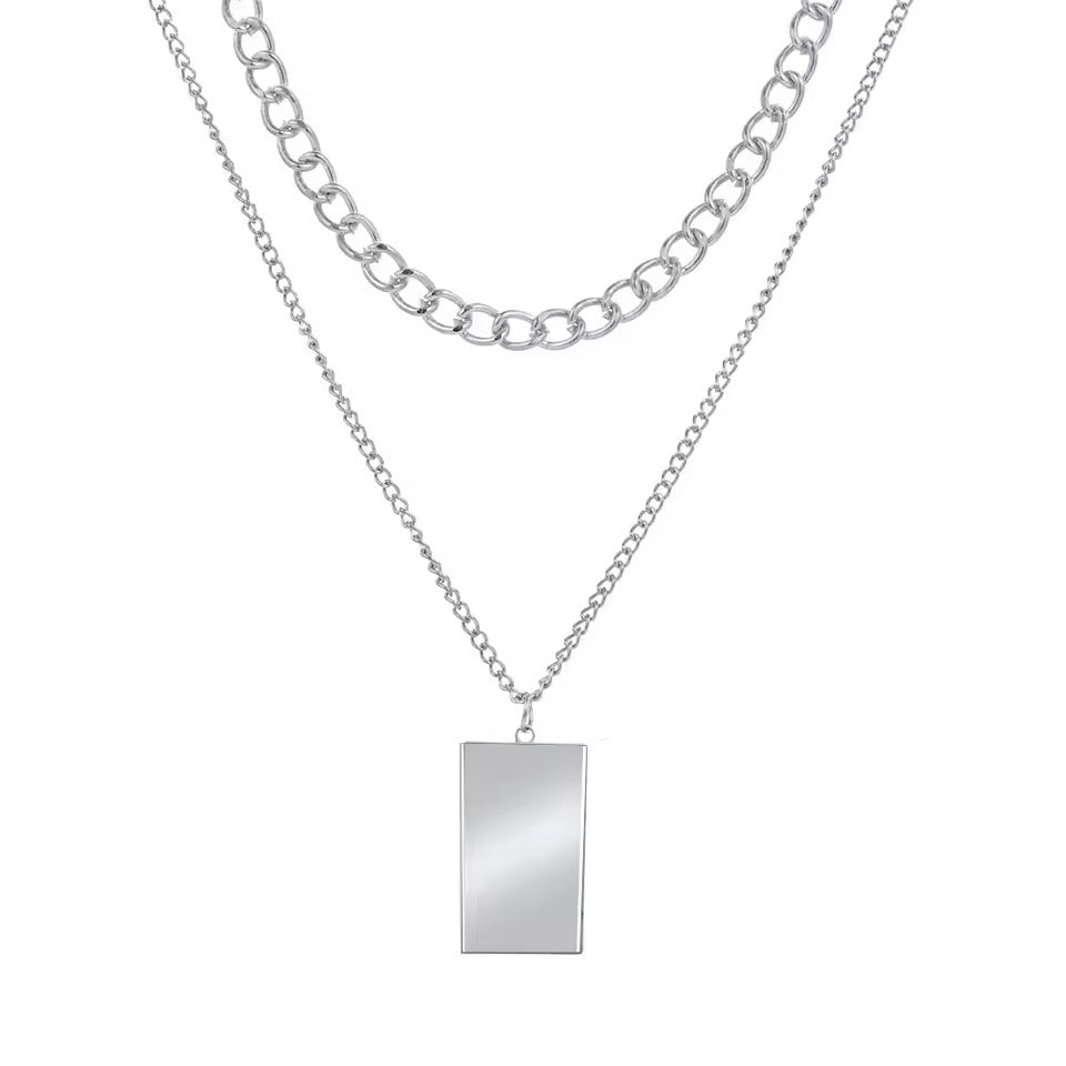 Gold Stainless Steel Thick Chain Necklace