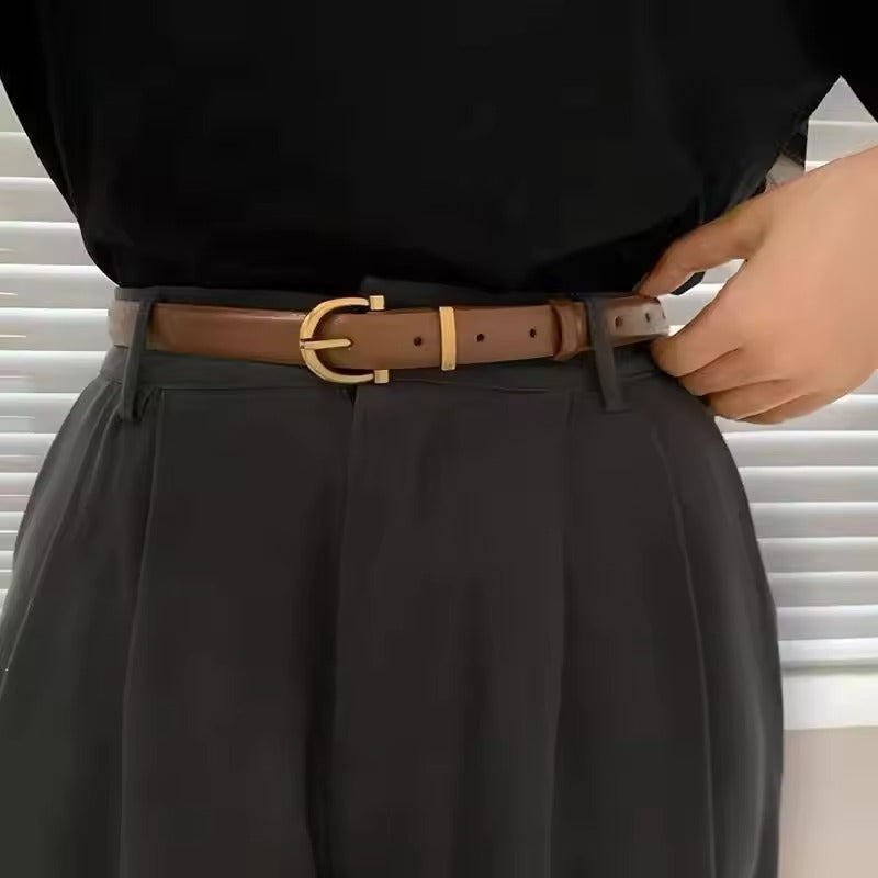 Men's Casual Vintage PU Leather Belt