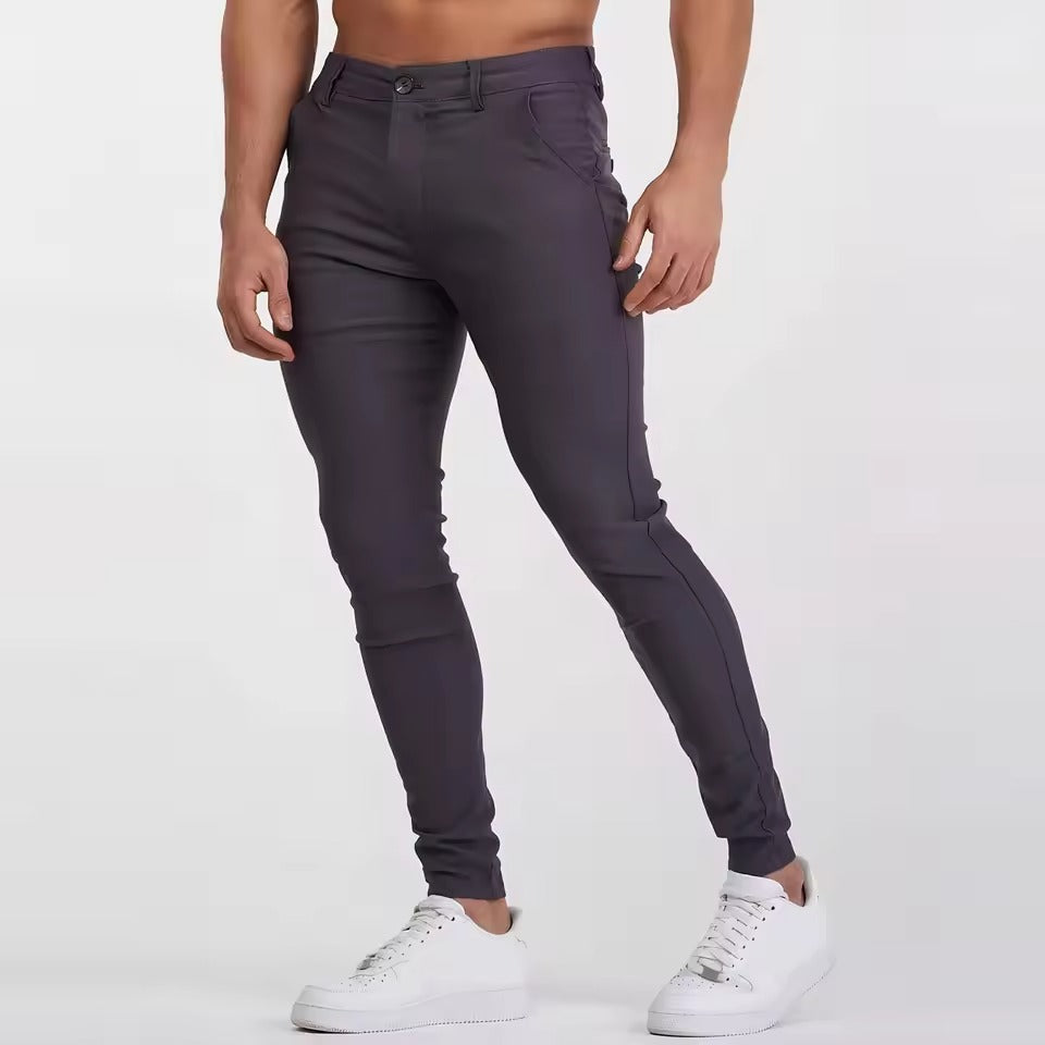 Men's Summer Slim Chino Pants