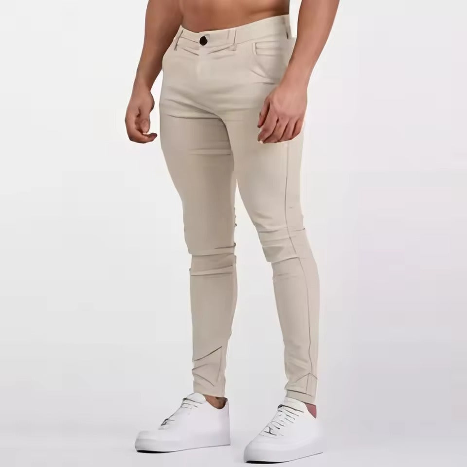 Men's Summer Slim Chino Pants