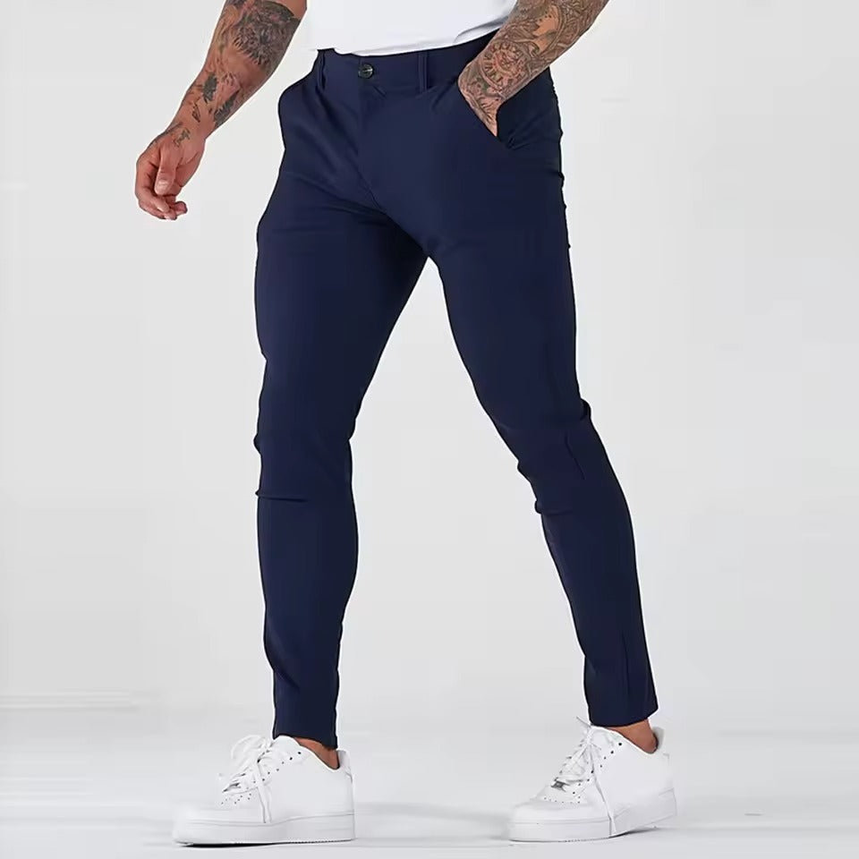 Men's Summer Slim Chino Pants